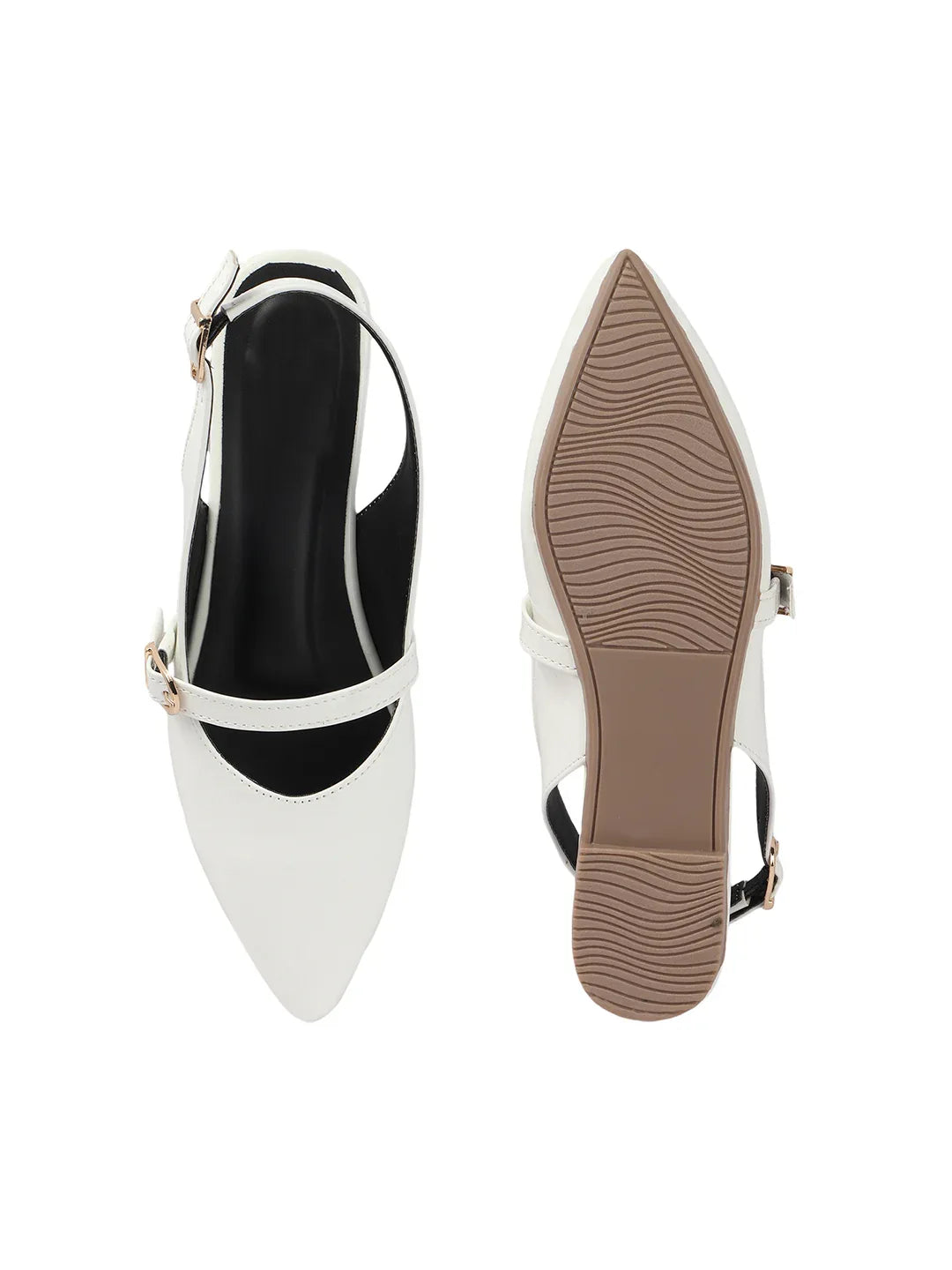 Classic Glossy Flat Mule Sandals