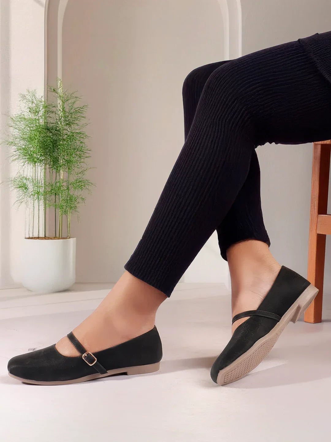 Timeless Square-Toe Mary Jane Shoes