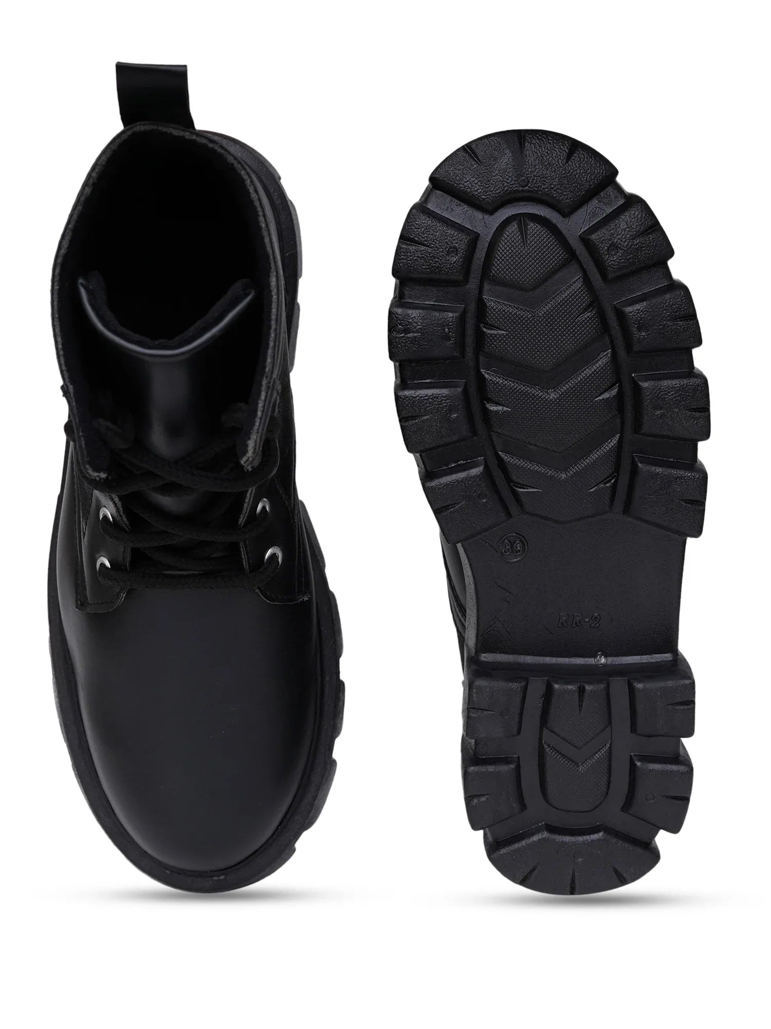 Street Style Lace-Up Ankle Boots for Women