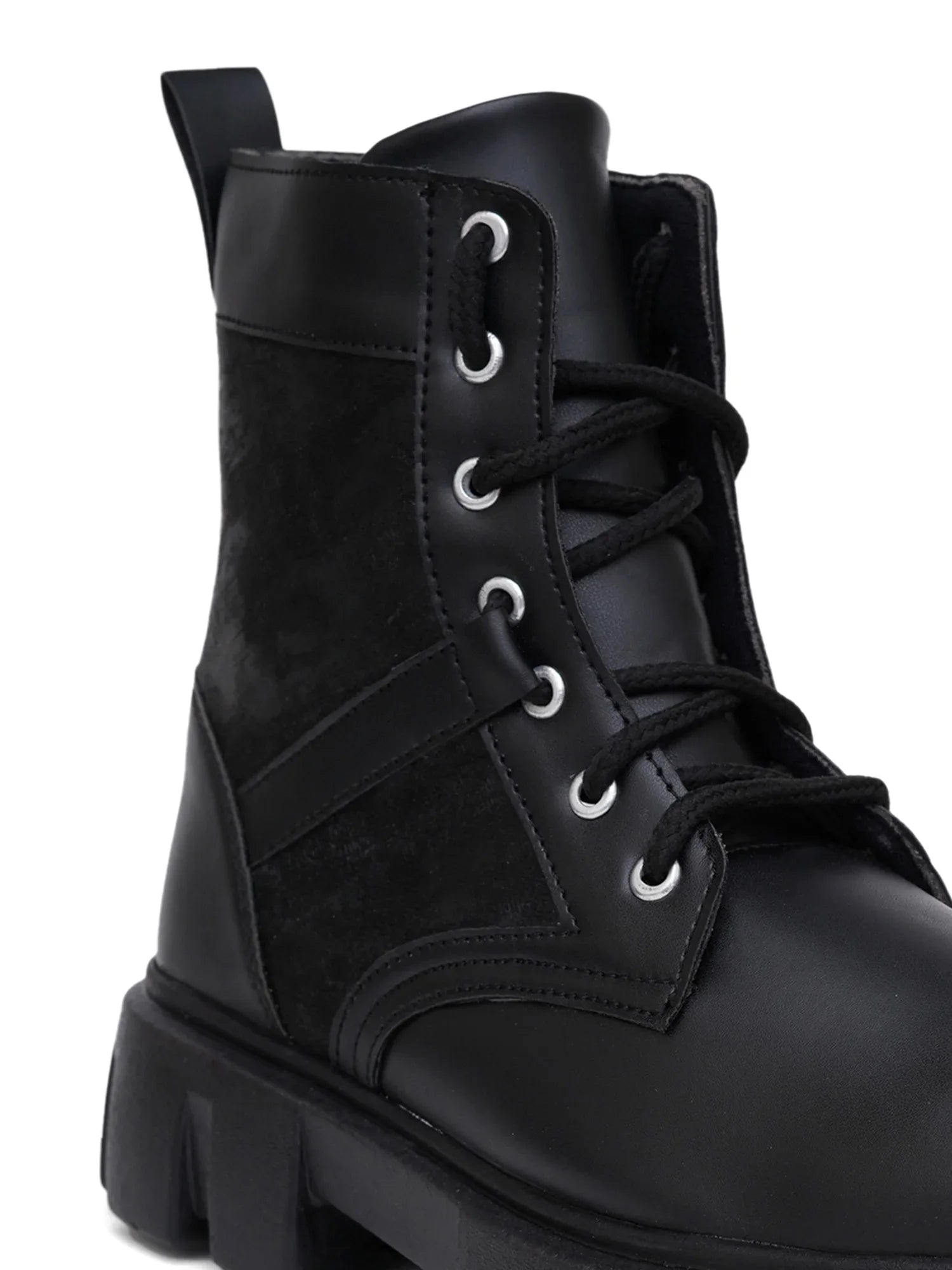Street Style Lace-Up Ankle Boots for Women