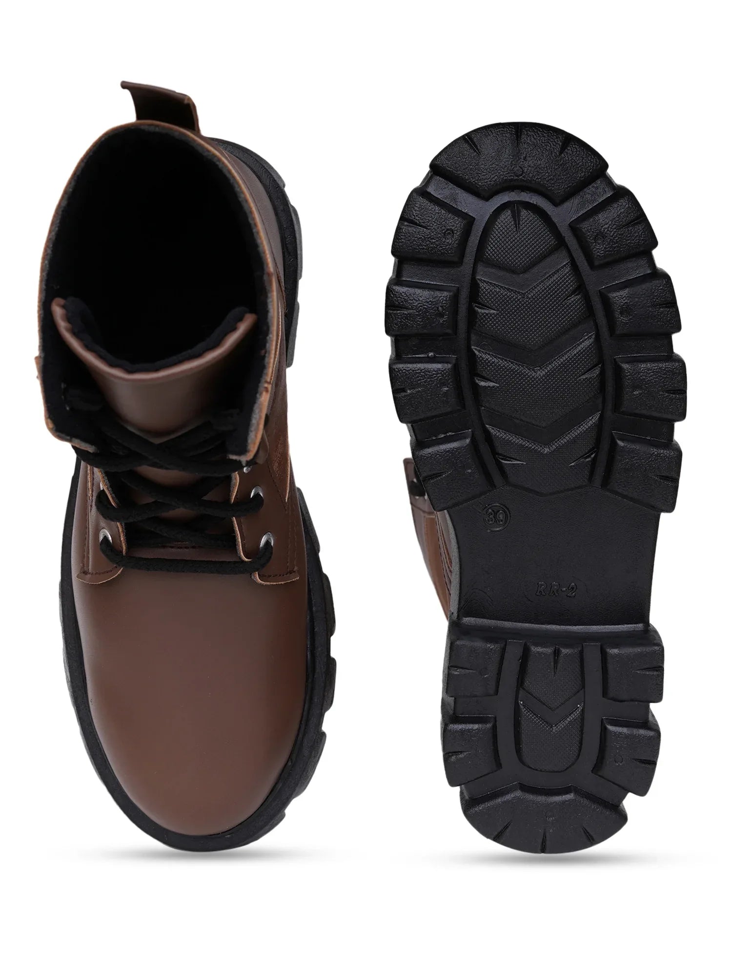 Street Style Lace-Up Ankle Boots for Women