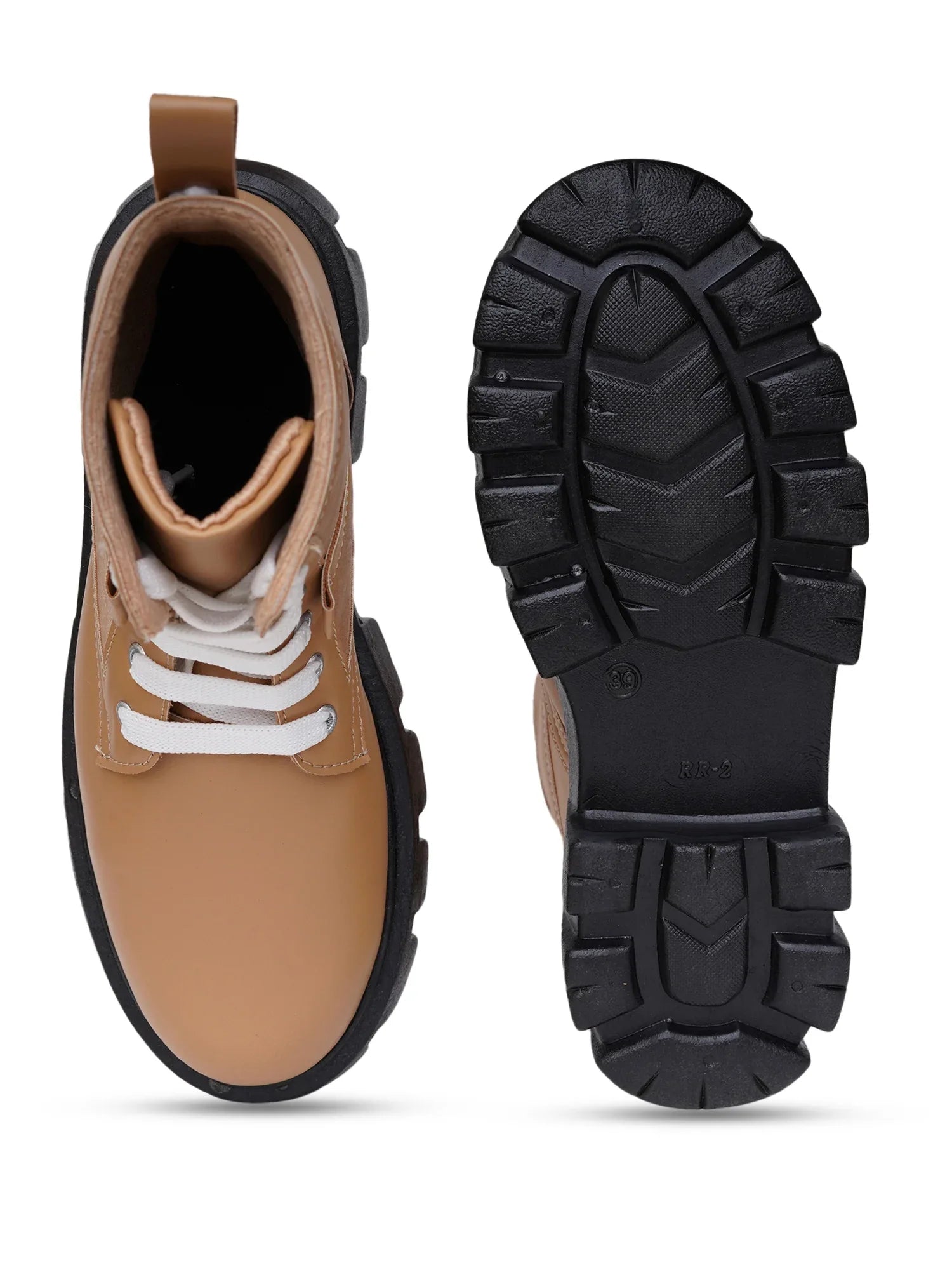 Street Style Lace-Up Ankle Boots for Women
