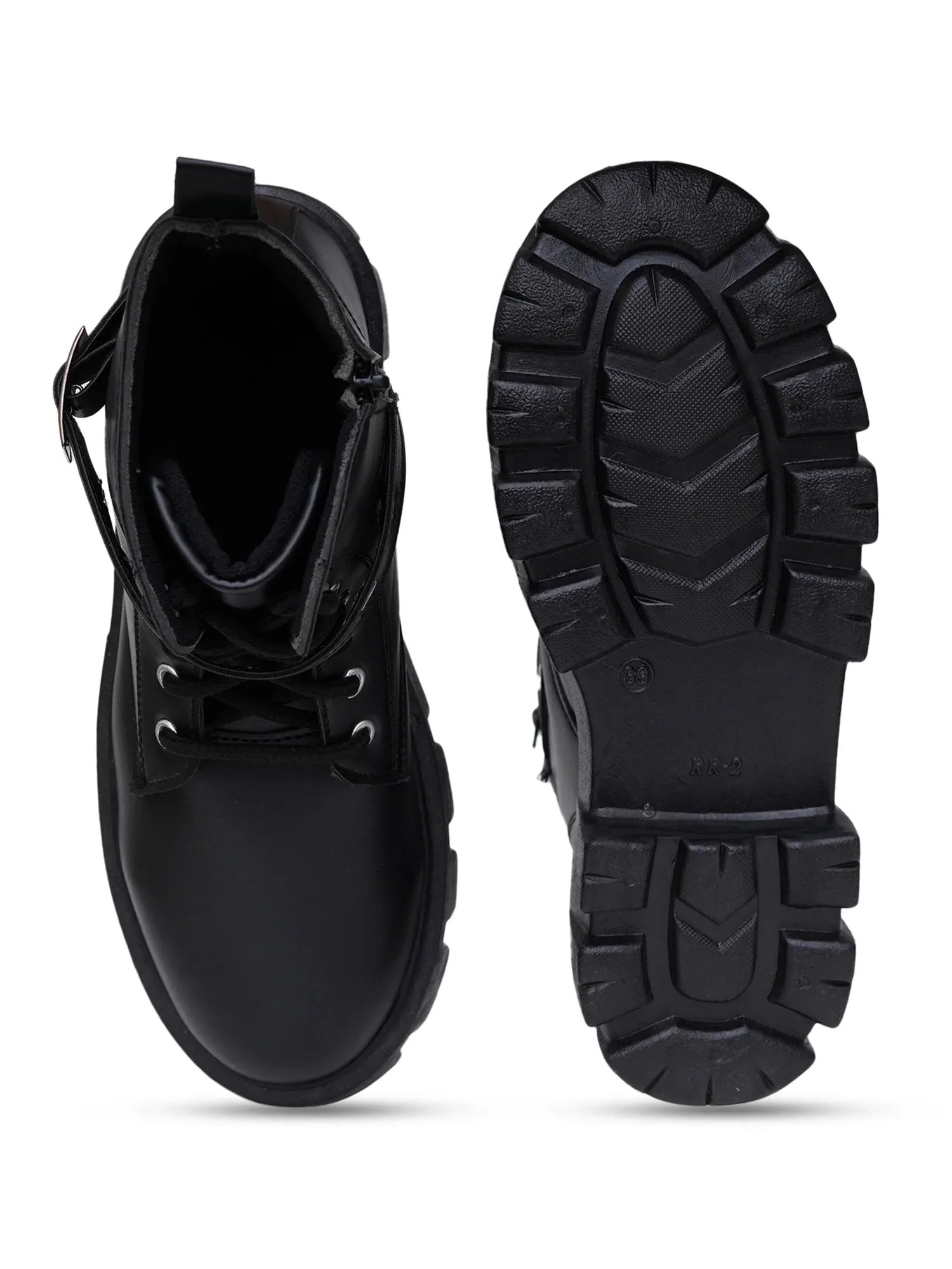 Street Style Lace-Up Ankle Boots for Women