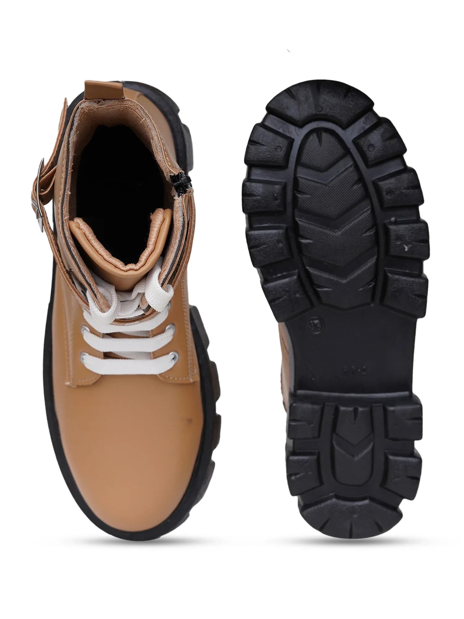 Street Style Lace-Up Ankle Boots for Women