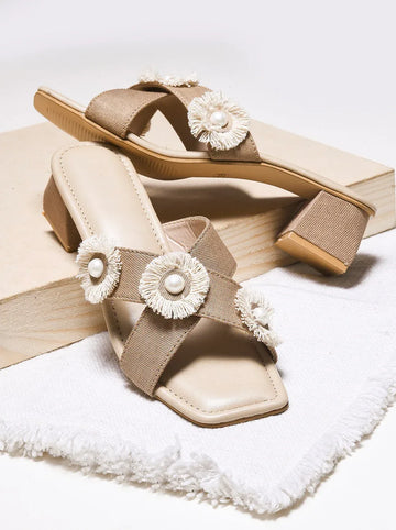 Everyday Floral Block Heels