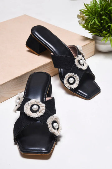 Everyday Floral Block Heels