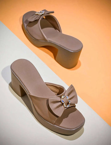 Premium Party Wear Heeled Slides