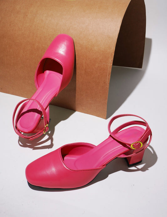 Classic Closed-Toe Block Heels