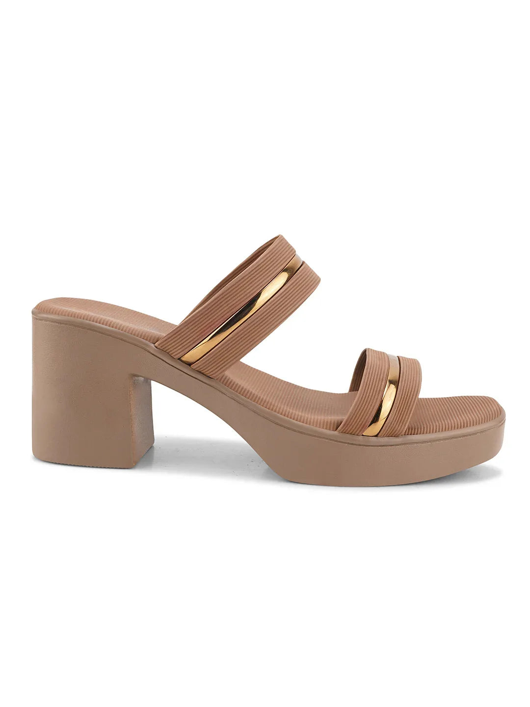 Trendy Slip-On Heeled Sandals