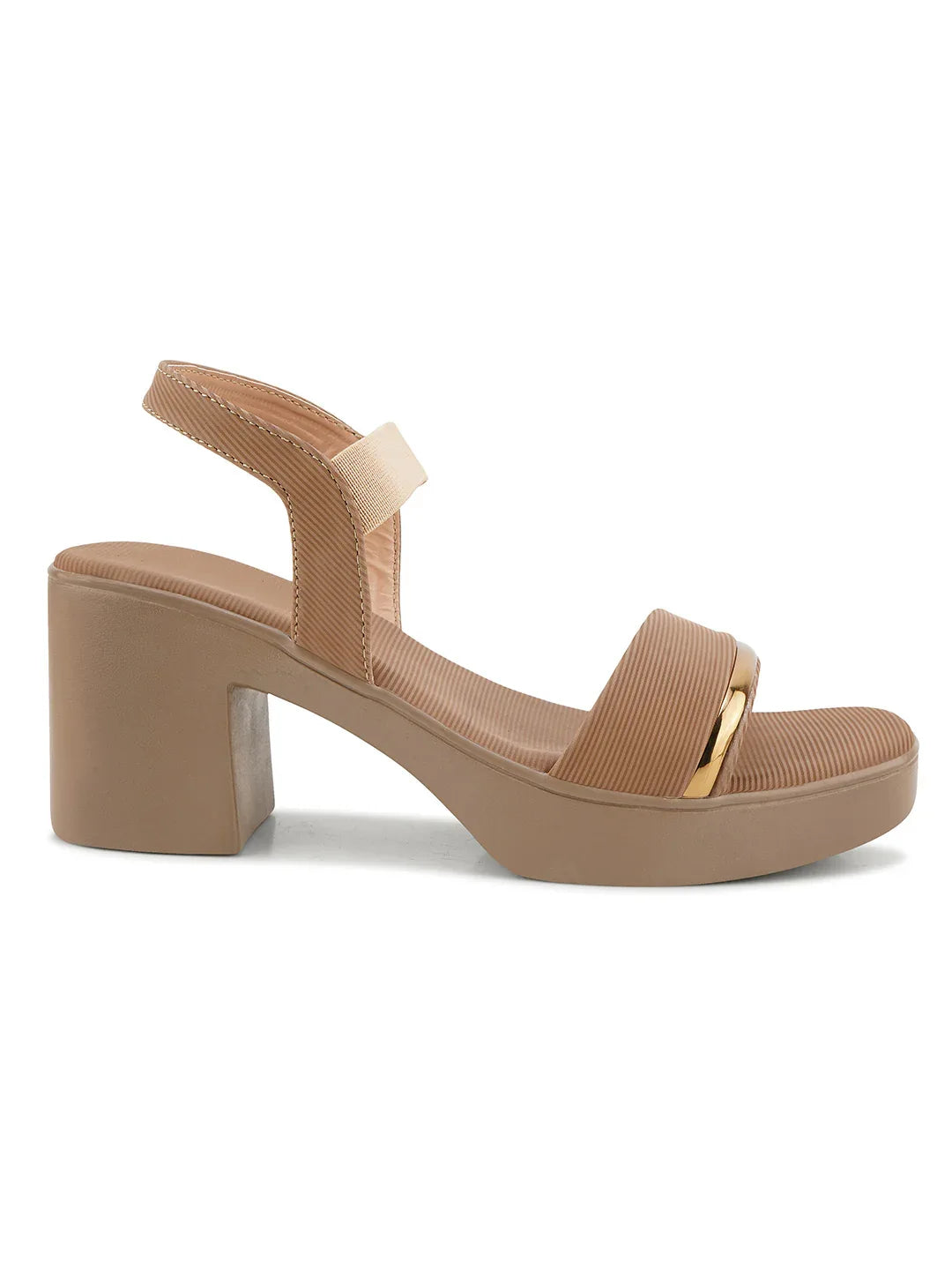 Stylish Open Toe Block Heels