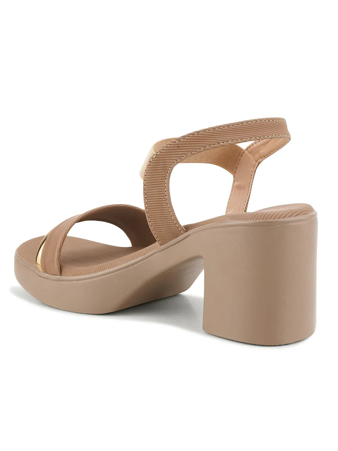 Stylish Open Toe Block Heels