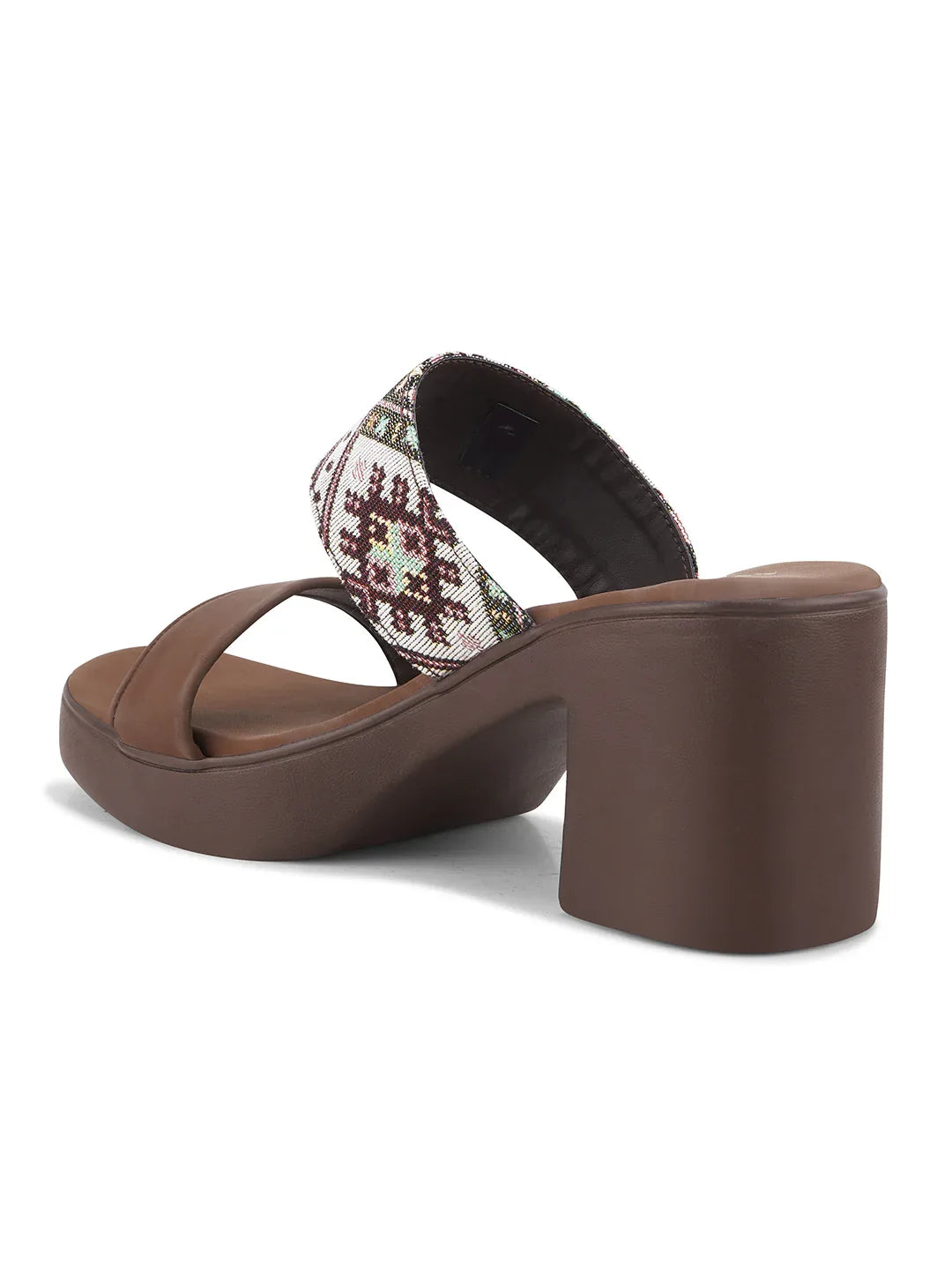 Trendy Slip-On Heeled Sandals