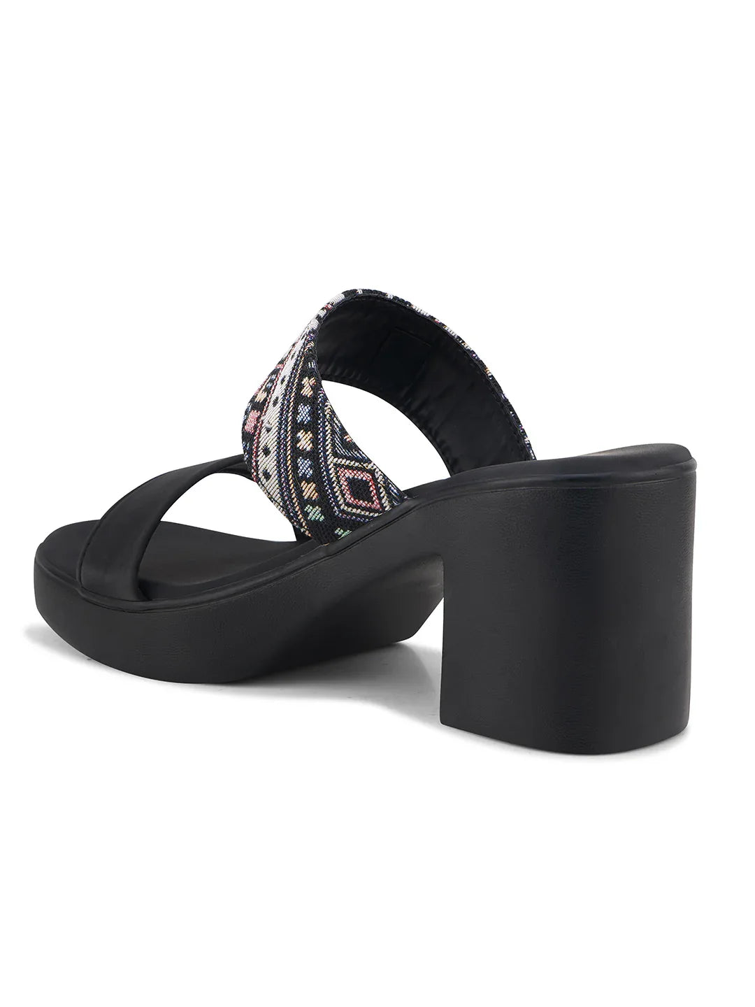 Trendy Slip-On Heeled Sandals