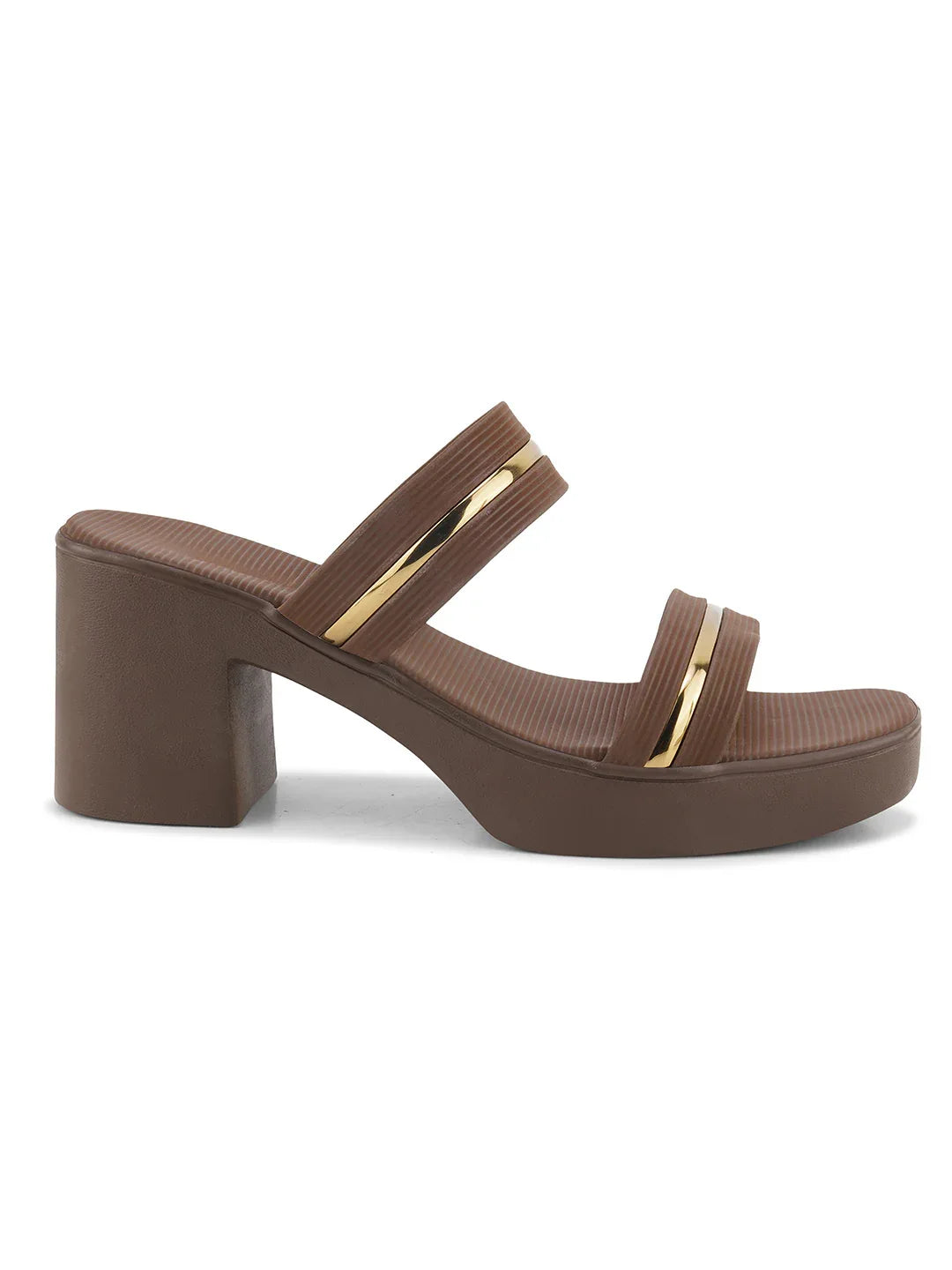 Trendy Slip-On Heeled Sandals