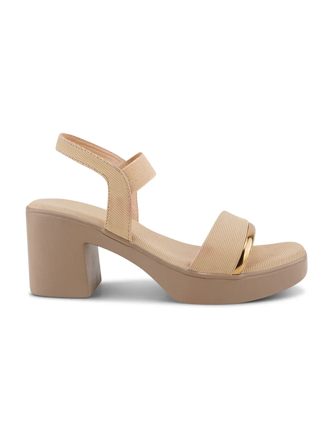 Stylish Open Toe Block Heels