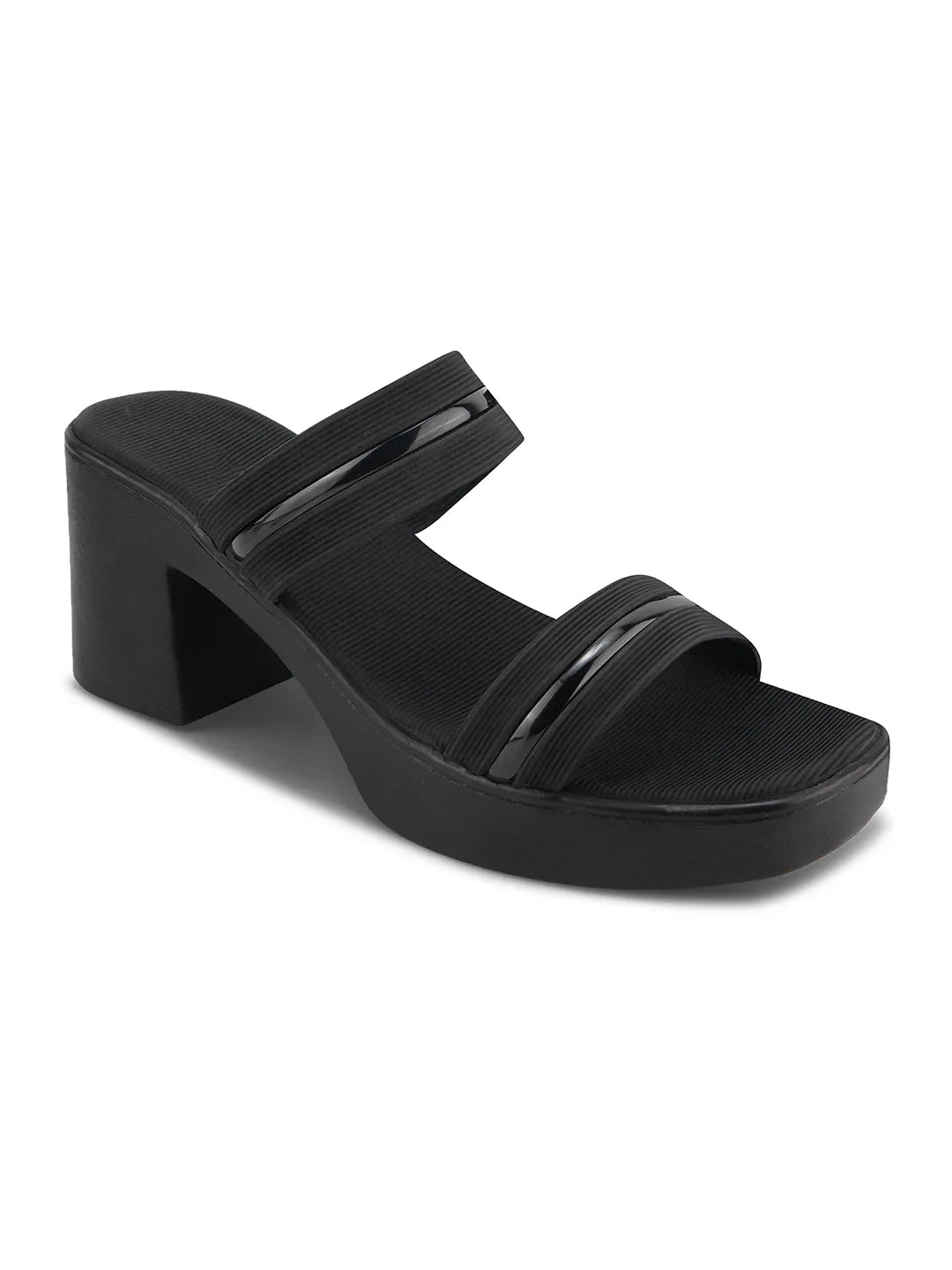 Trendy Slip-On Heeled Sandals
