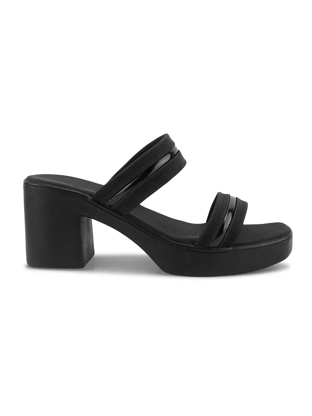 Trendy Slip-On Heeled Sandals