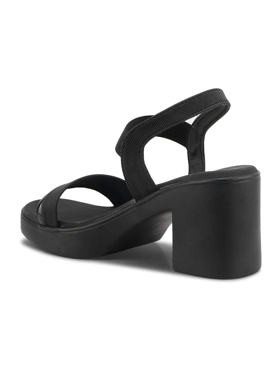 Stylish Open Toe Block Heels