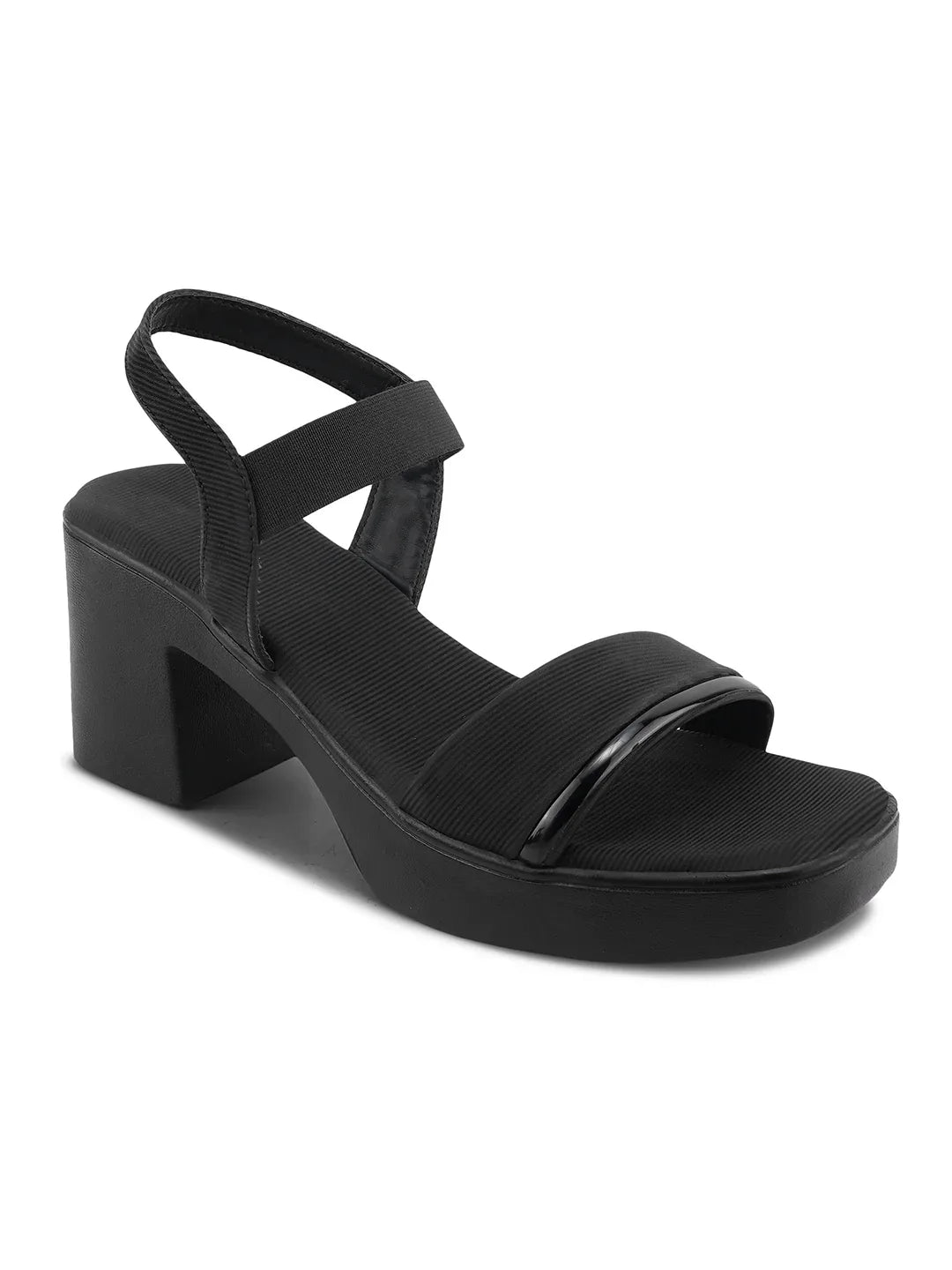 Stylish Open Toe Block Heels
