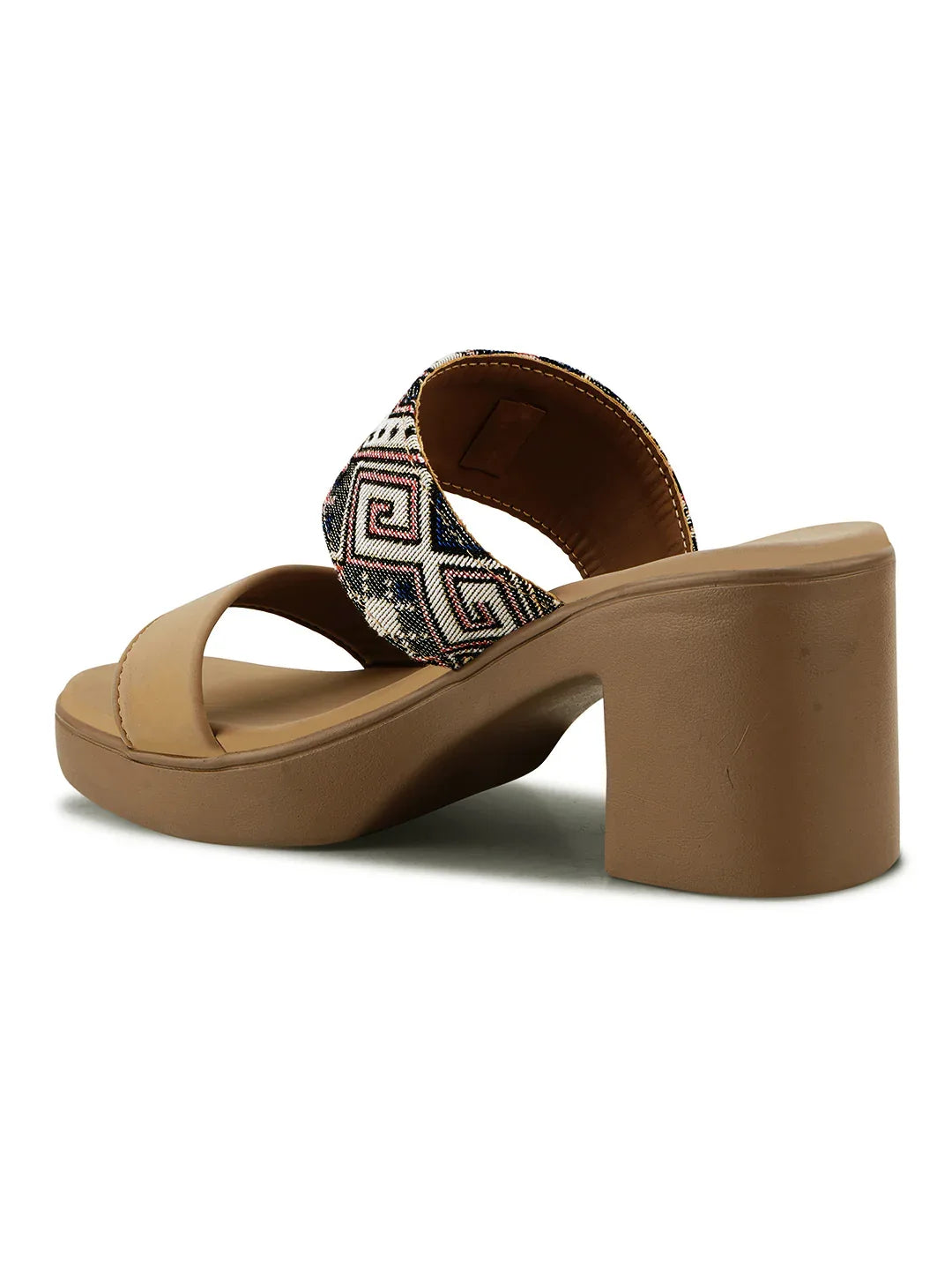 Trendy Slip-On Heeled Sandals
