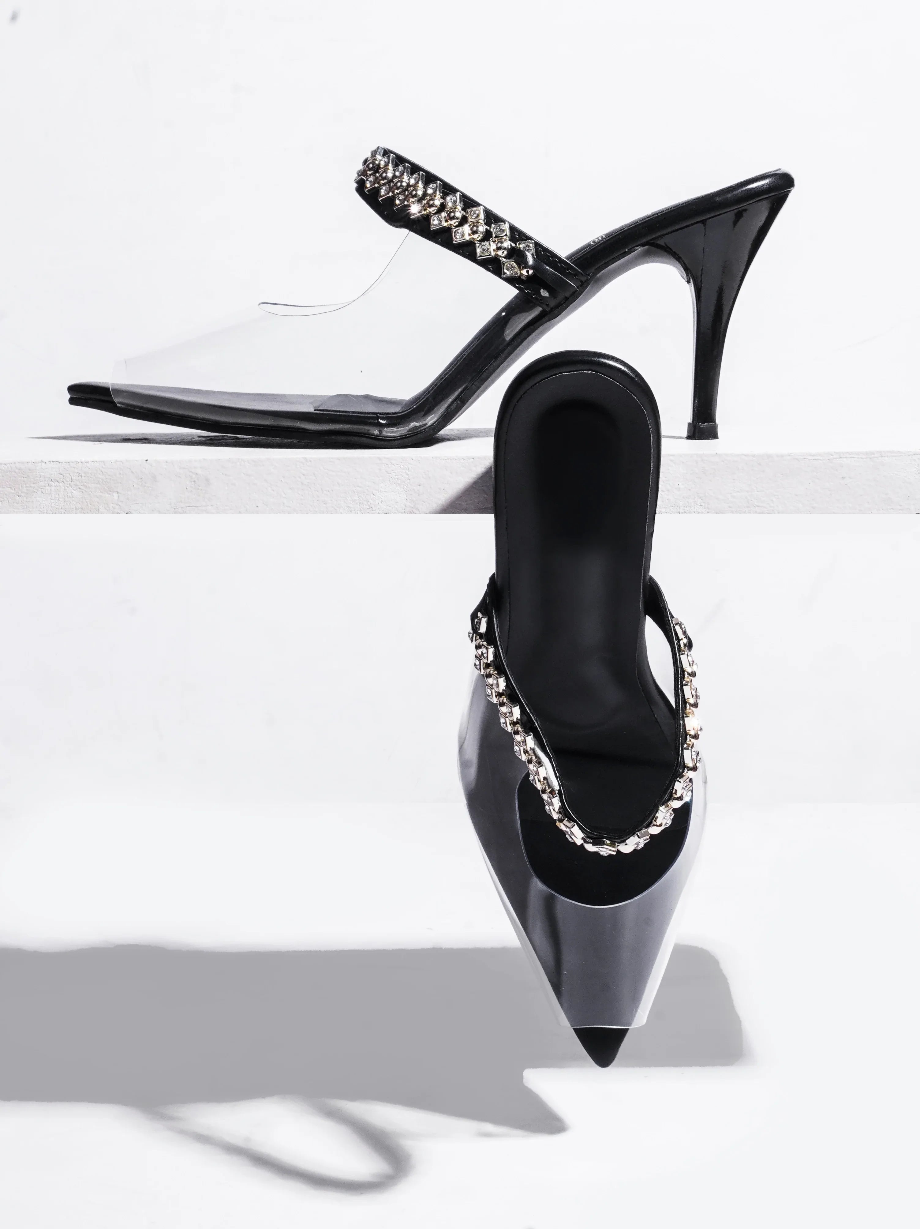 Elegance Pointed-Toe Block Heels