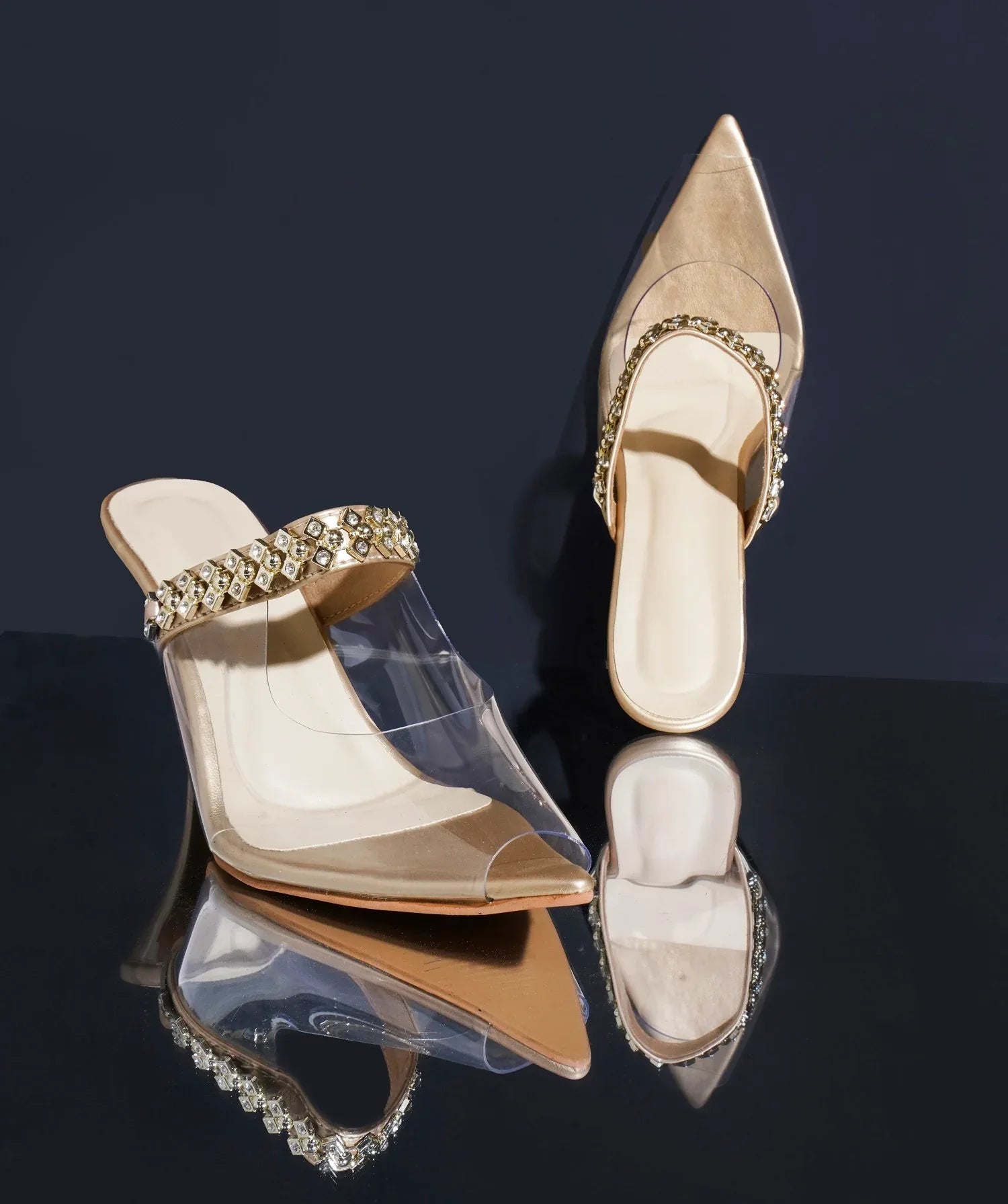 Elegance Pointed-Toe Block Heels