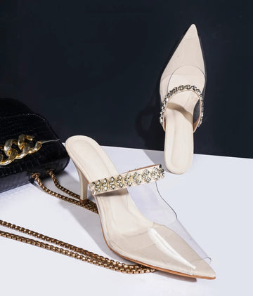 Elegance Pointed-Toe Block Heels