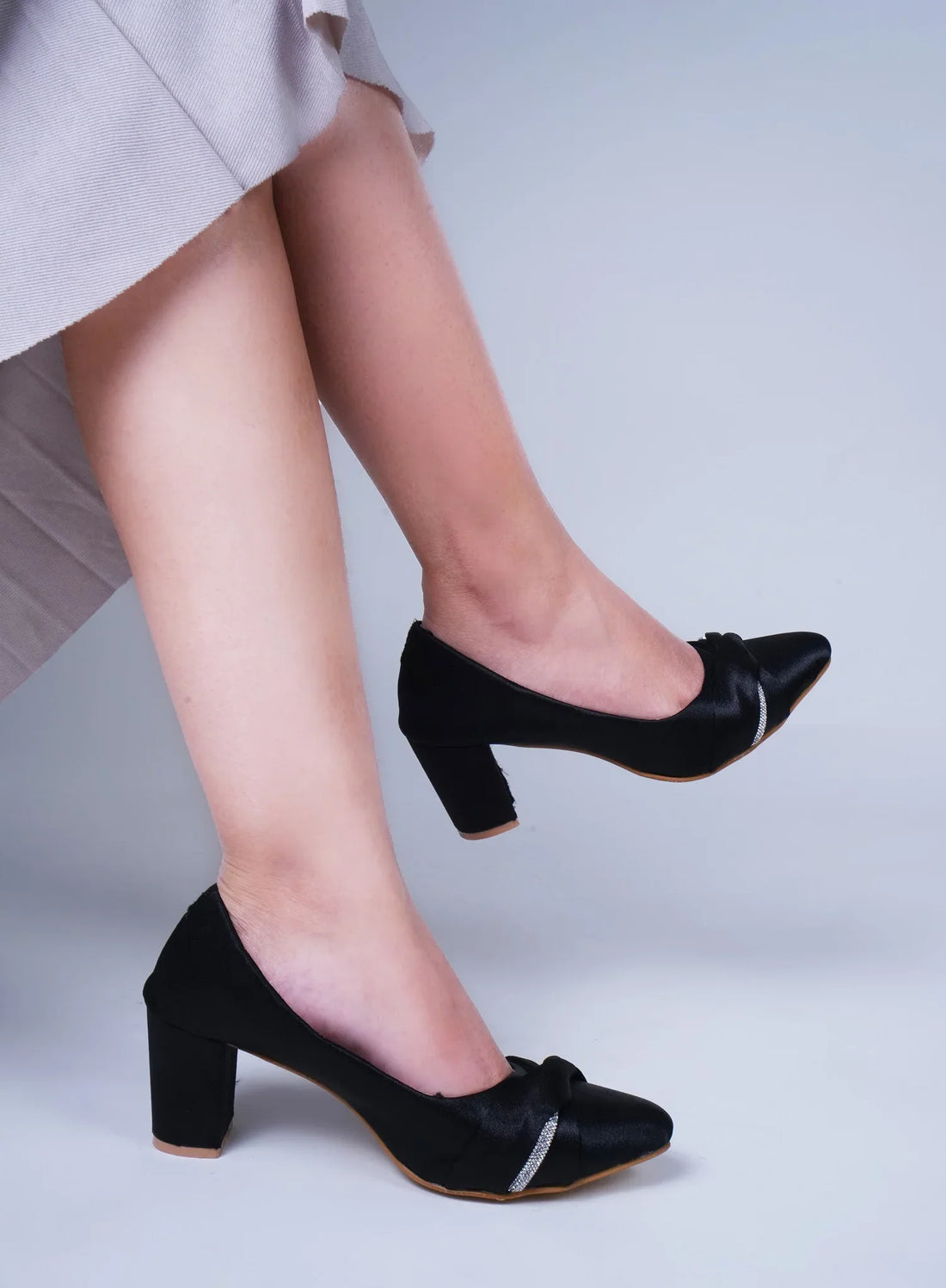 Classic Pointed-Toe Block Heels