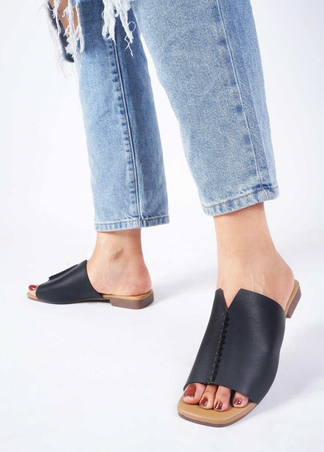 Elegant Panel Slip-On Flats
