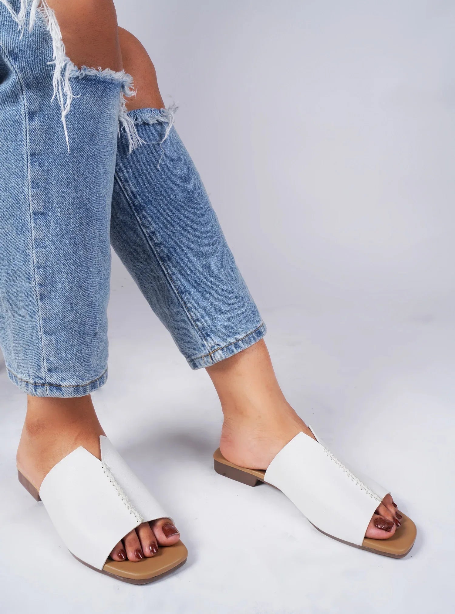Elegant Panel Slip-On Flats