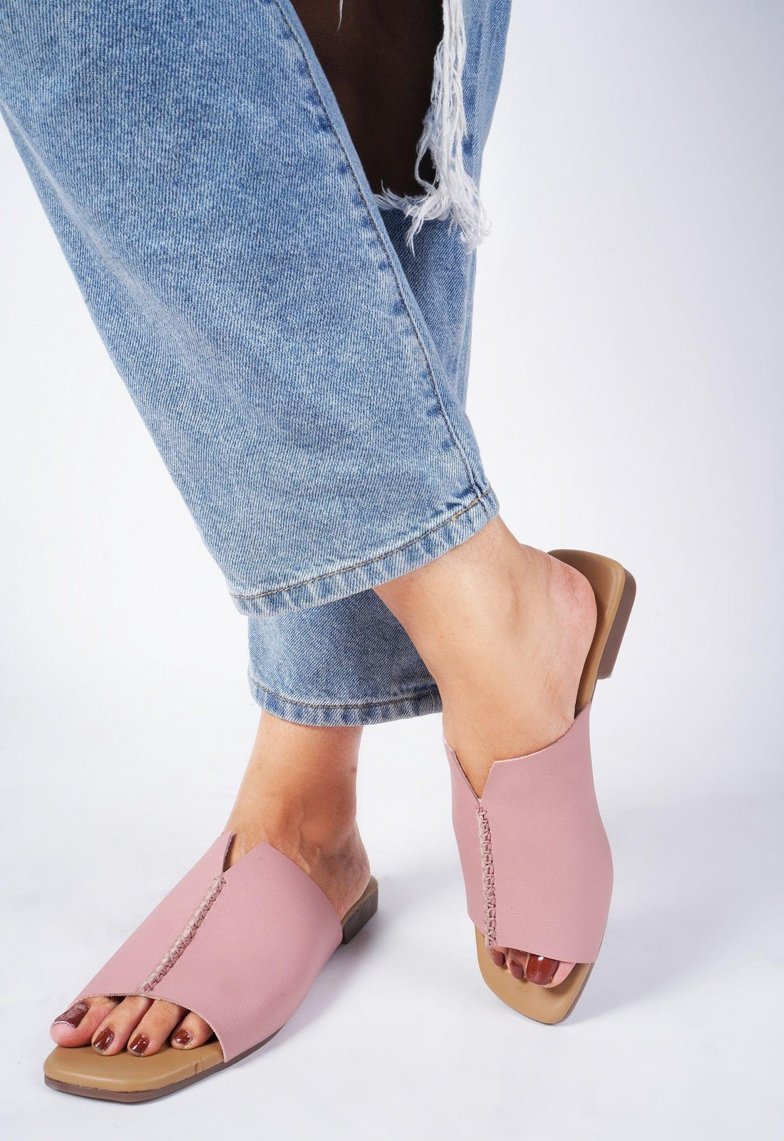 Elegant Panel Slip-On Flats