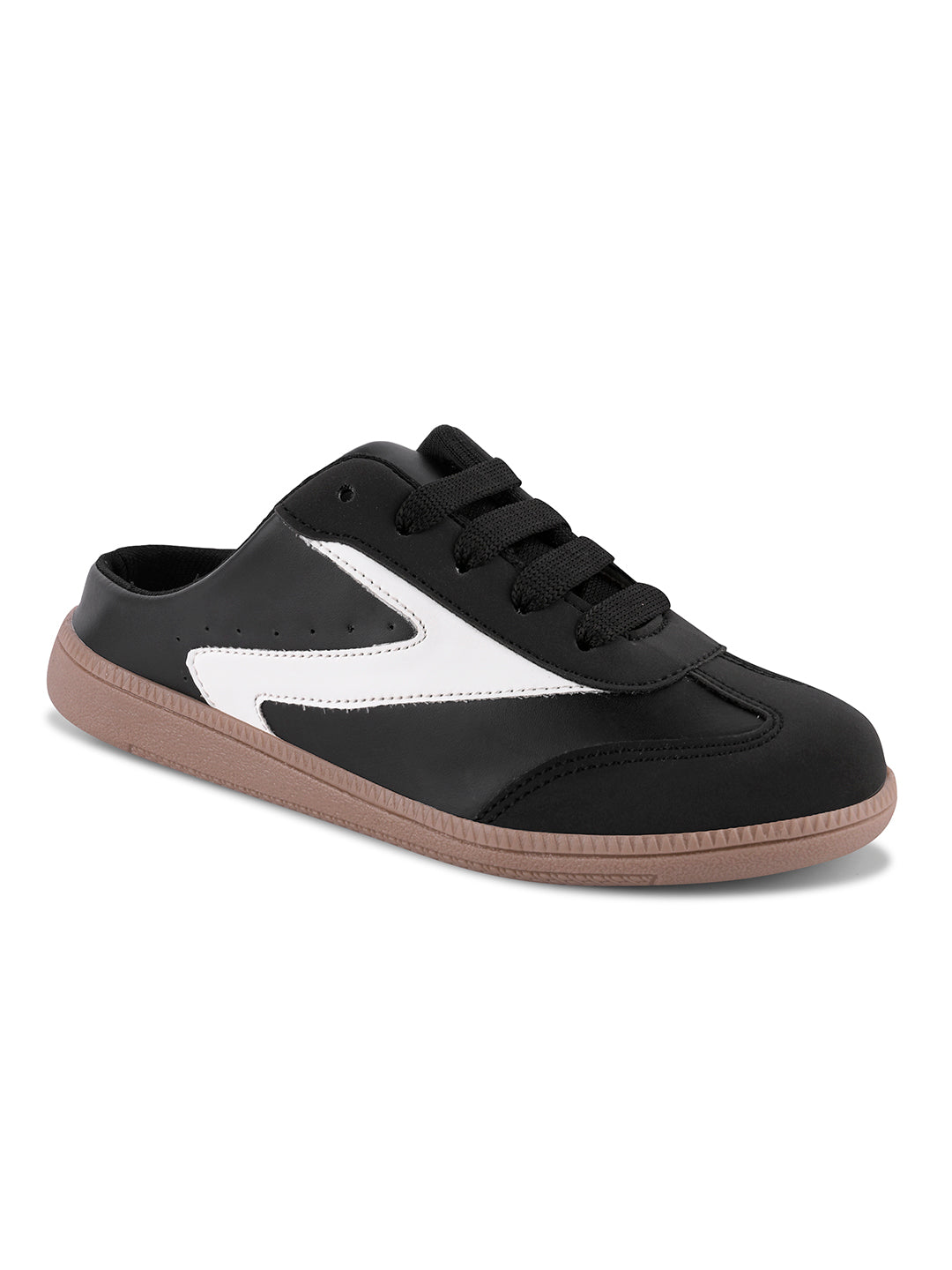 Classic Streetwear Mule Style Sneaker with Lace-up