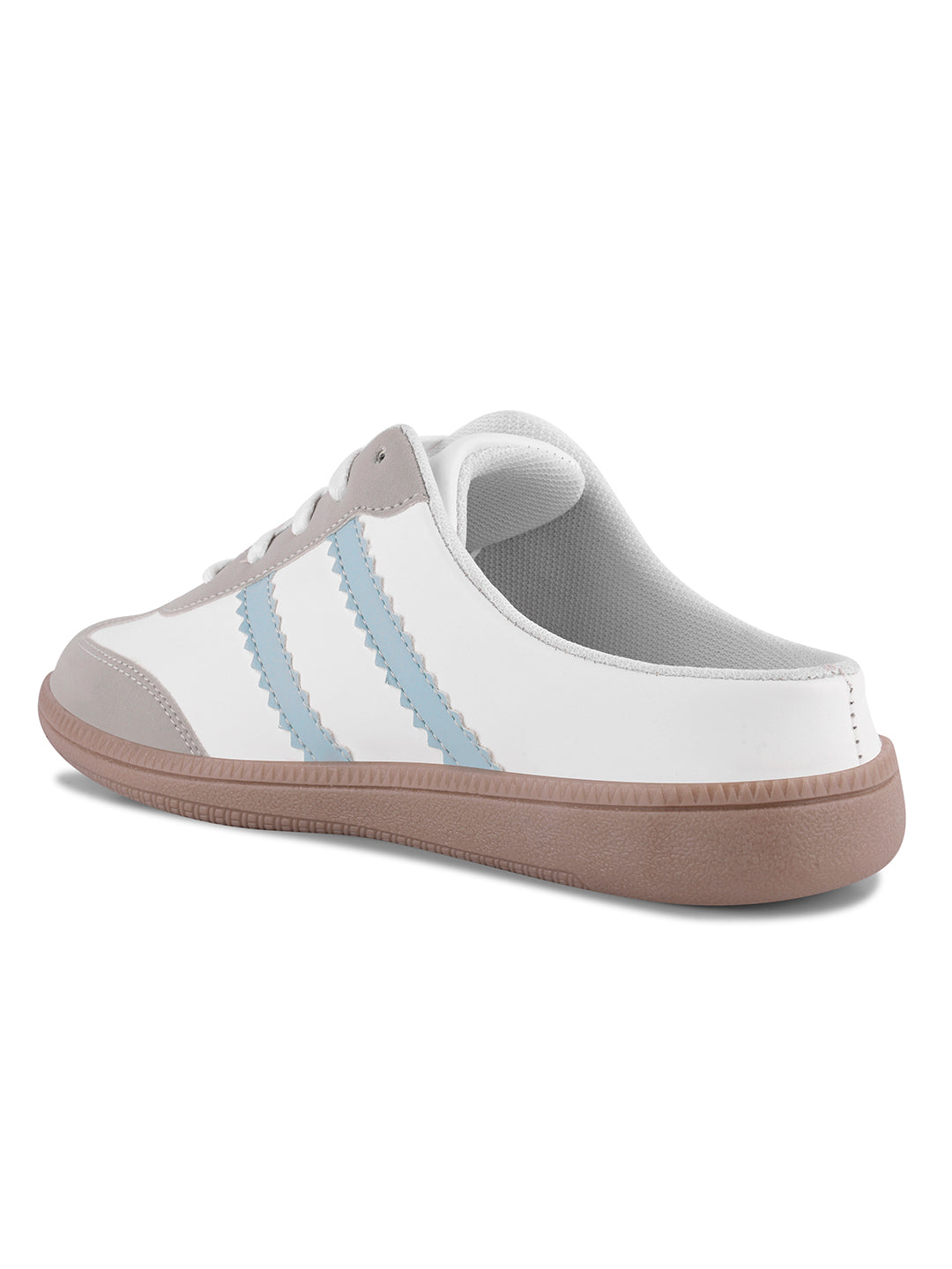 Retro Court Mule Style Sneaker with Lace-up