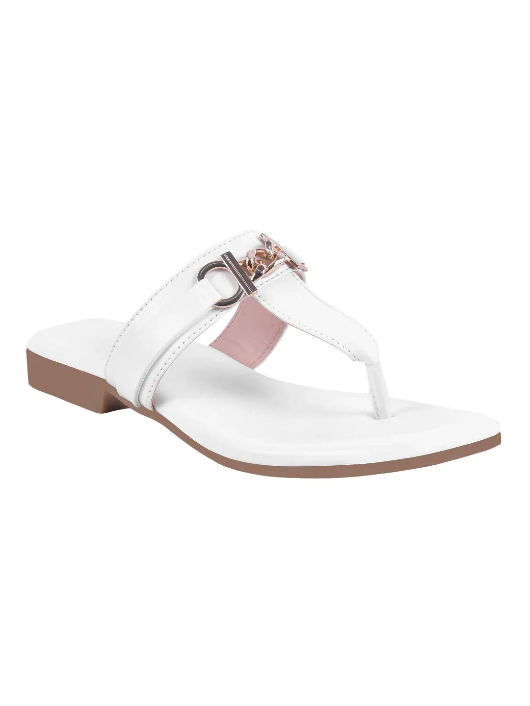 Elegant Chain Detail Flats