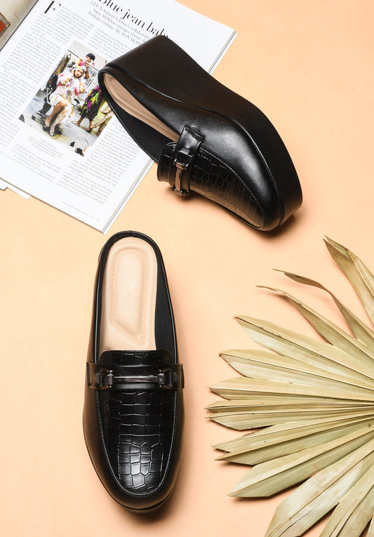 Everyday Comfort Low Wedge Slip-On Mules
