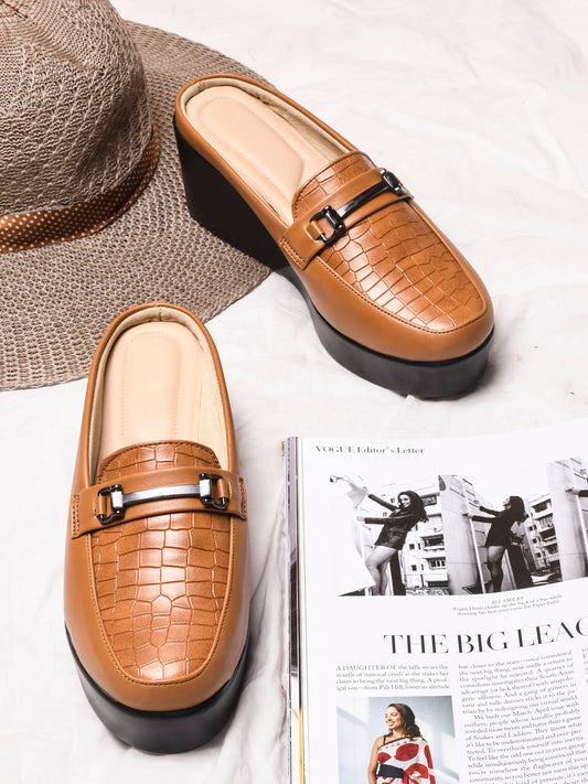 Everyday Comfort Low Wedge Slip-On Mules