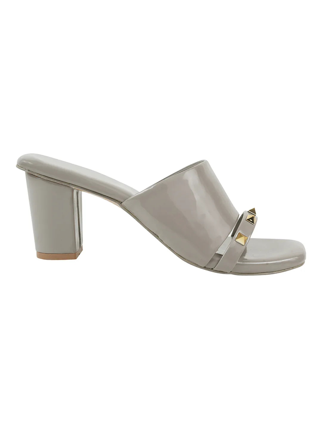 Classic Textured Block Heel Pumps