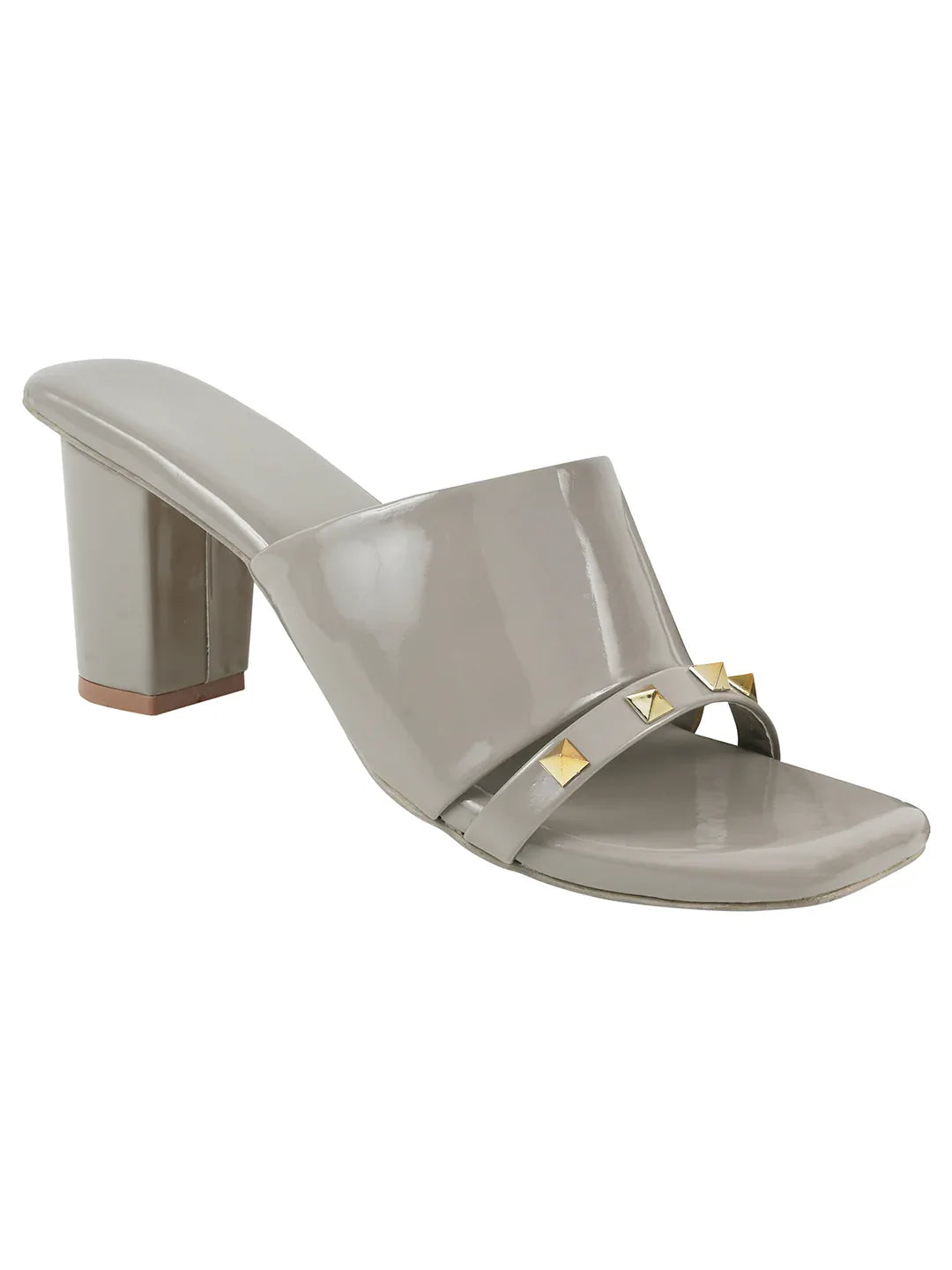 Classic Textured Block Heel Pumps