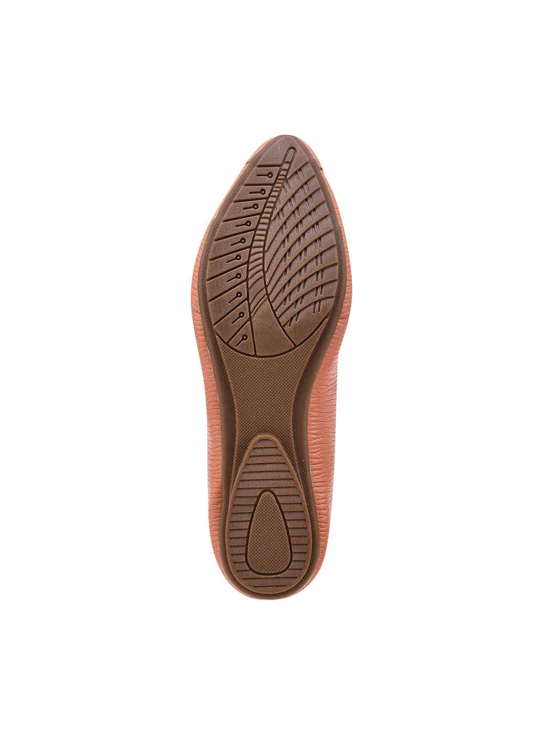 Textured Knot Detail Comfort Ballerinas