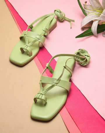 Everyday Wrap Strap Flat Sandals