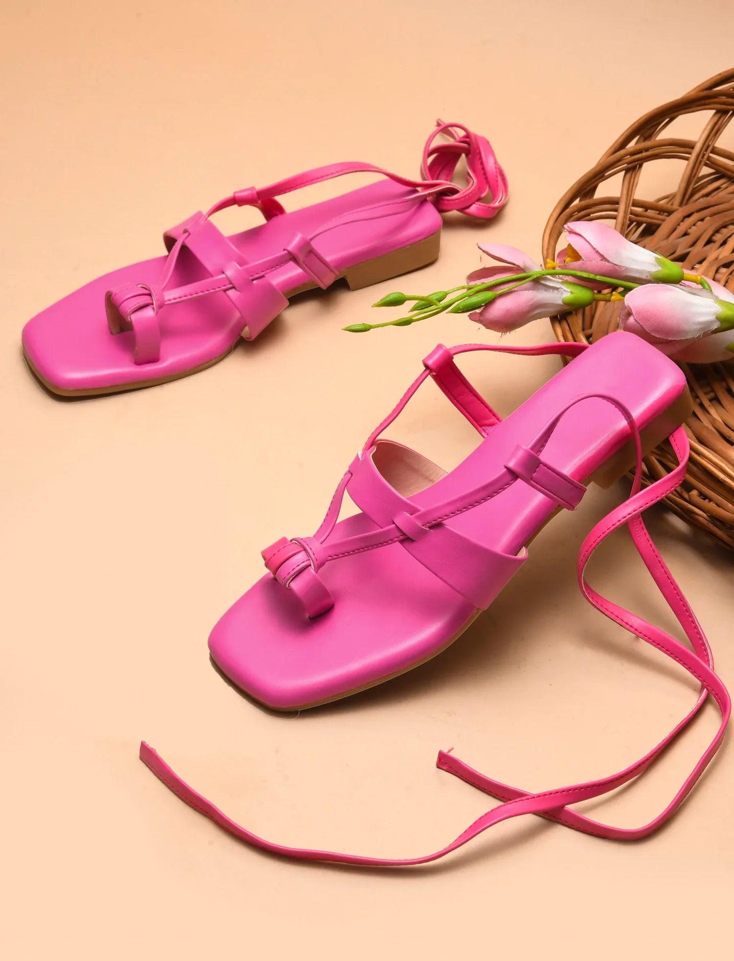 Everyday Wrap Strap Flat Sandals