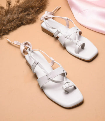 Everyday Wrap Strap Flat Sandals