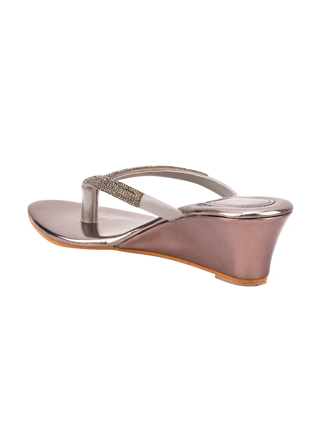 Elegant Embellished Wedge Sandals
