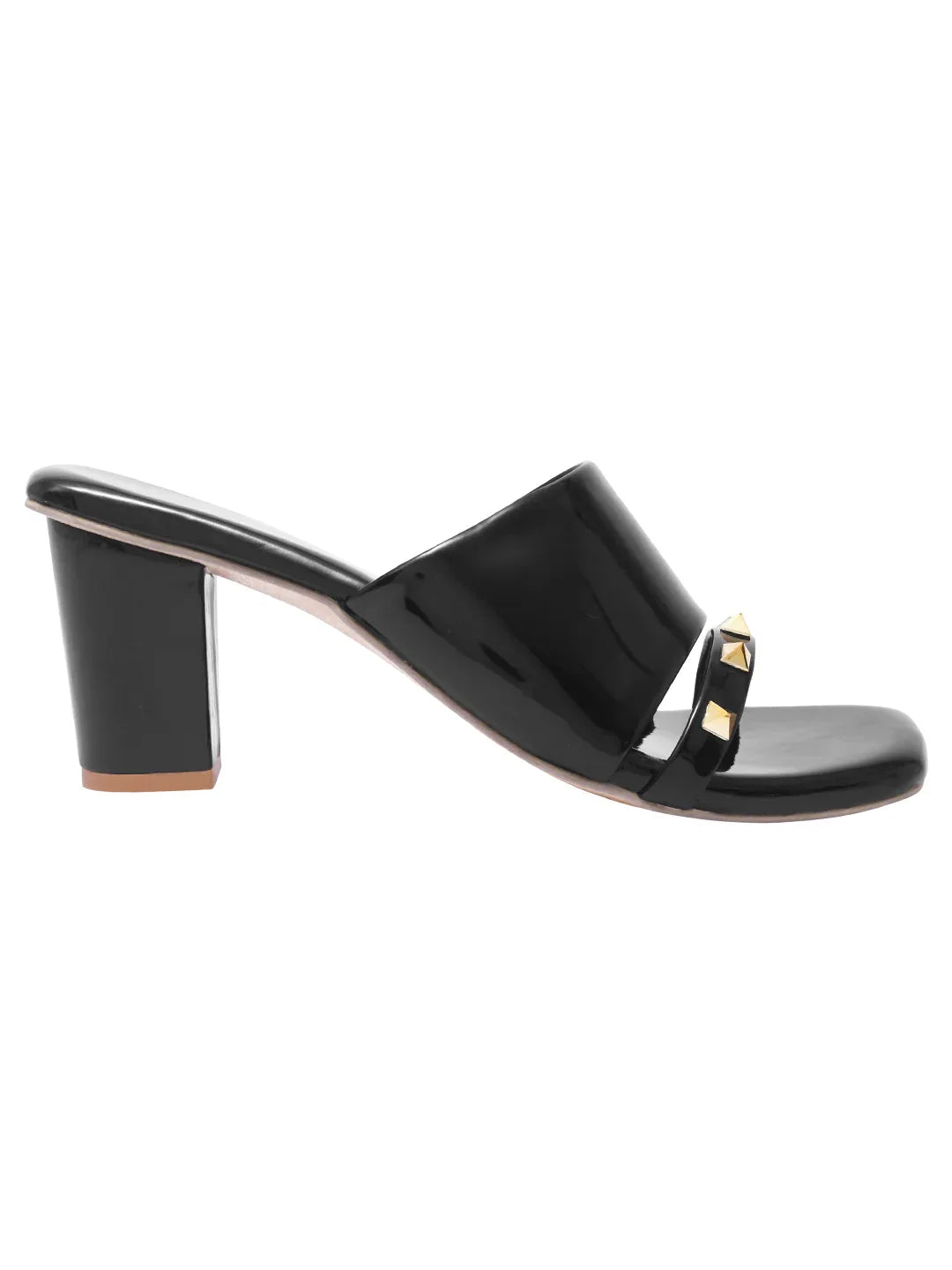 Classic Textured Block Heel Pumps