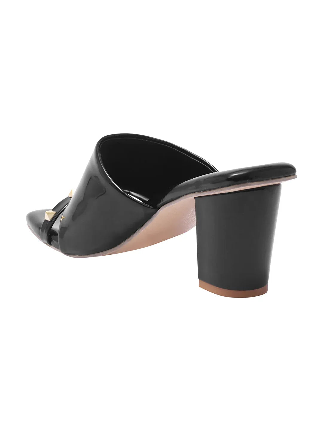 Classic Textured Block Heel Pumps