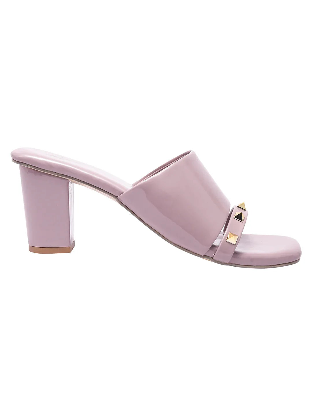 Classic Textured Block Heel Pumps