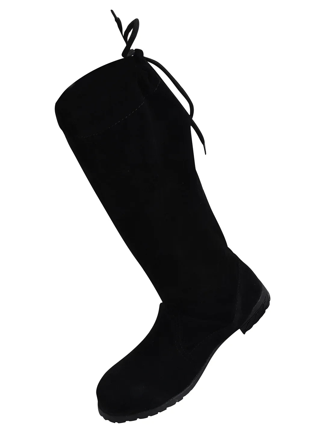 Women’s Knee-High Stretch Boots with Flat Heel