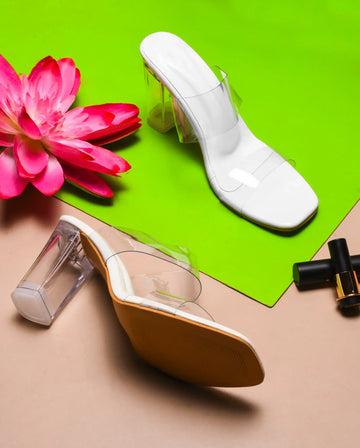Everyday Glam Transparent Heels