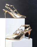 Aura Studded Stiletto Heels
