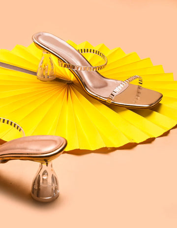 Glam Walk Block Heel Sandals